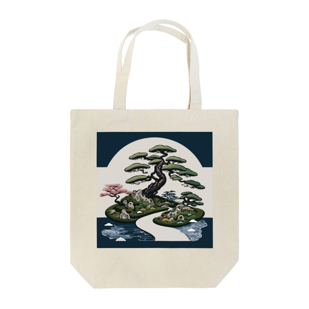 AI-factoryの日本庭園 Tote Bag