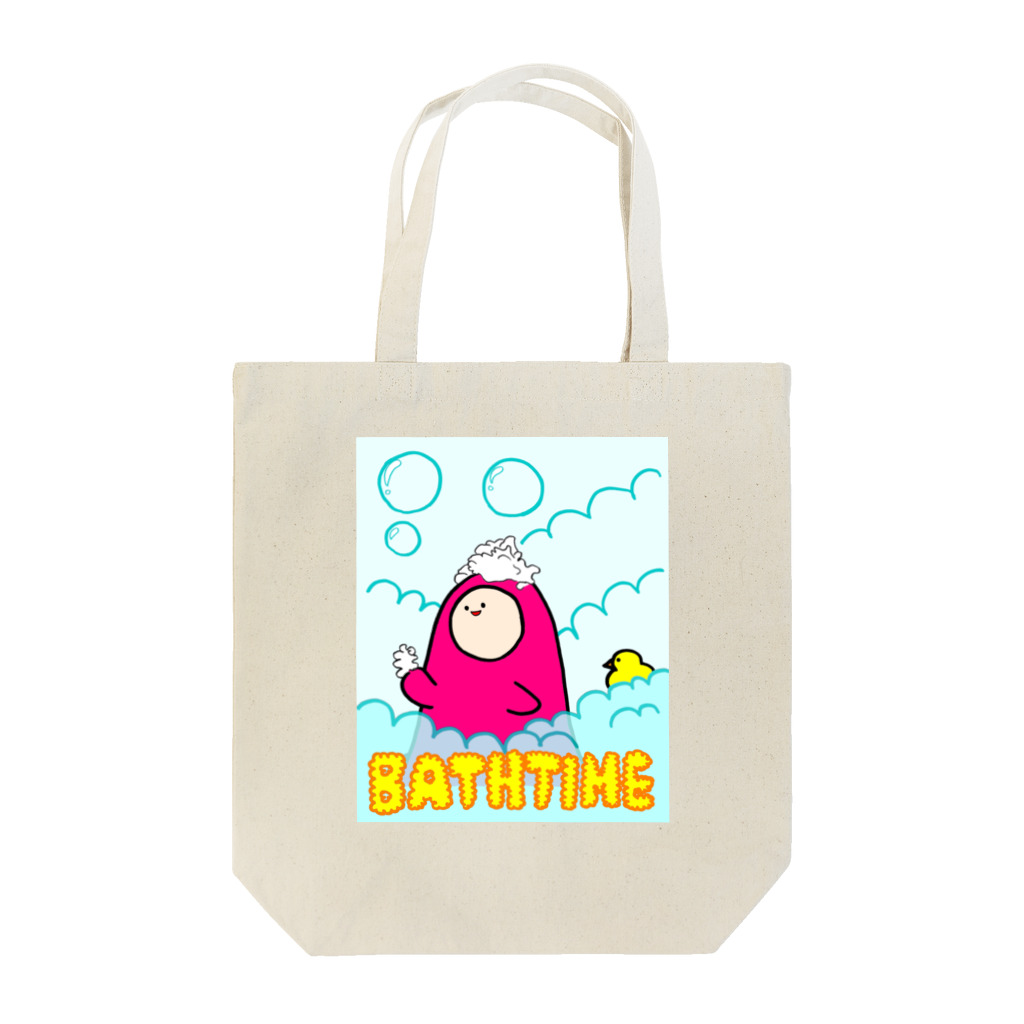 フトンナメクジの入浴中 - BATHTIME Tote Bag