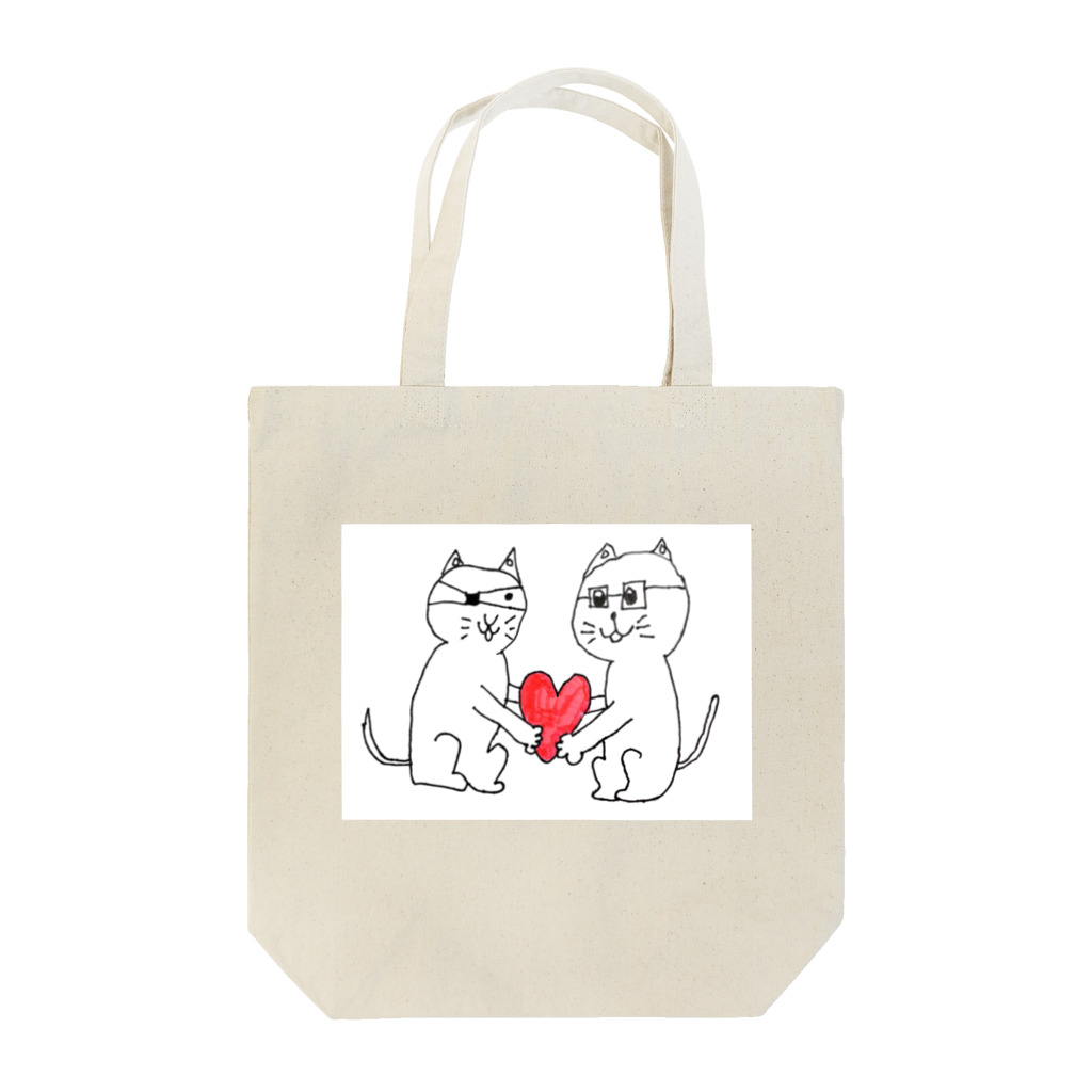 おかか商店のミルとゼロのなかよしグッズ Tote Bag