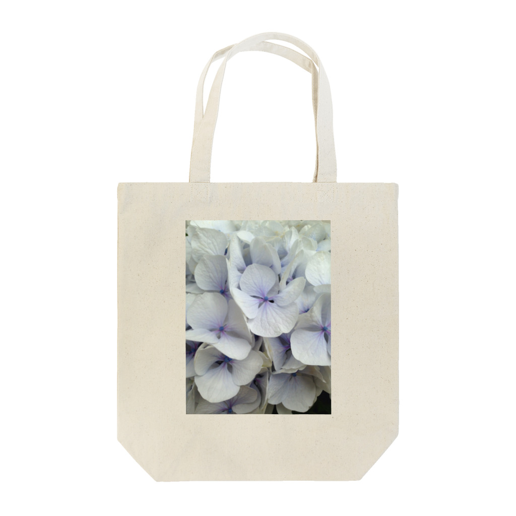 てづくりこうぼう まるしぇの紫陽花 水色 Tote Bag