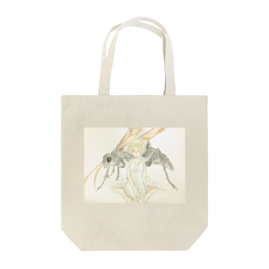 陣野のオオベッコウバチ少女 Tote Bag