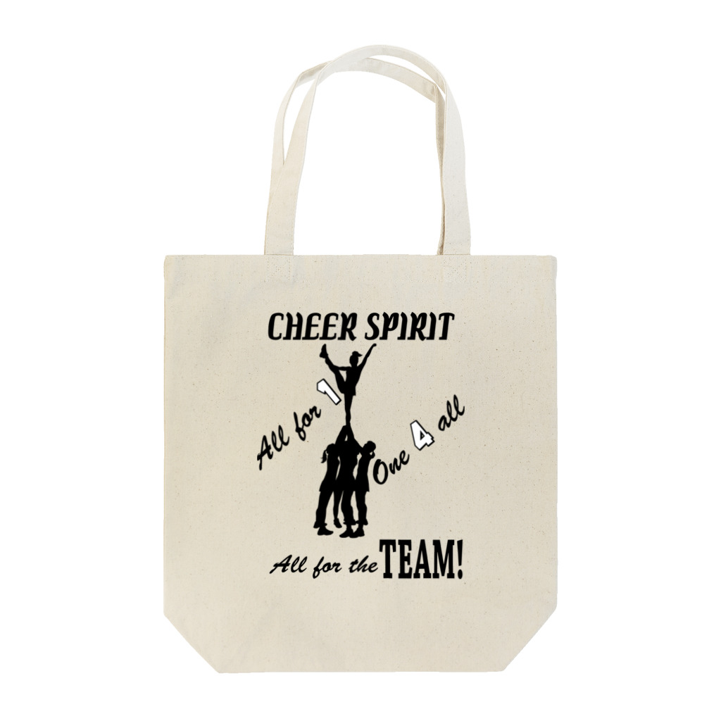 JuggernautCheerのCheer Spirit BW Tote Bag