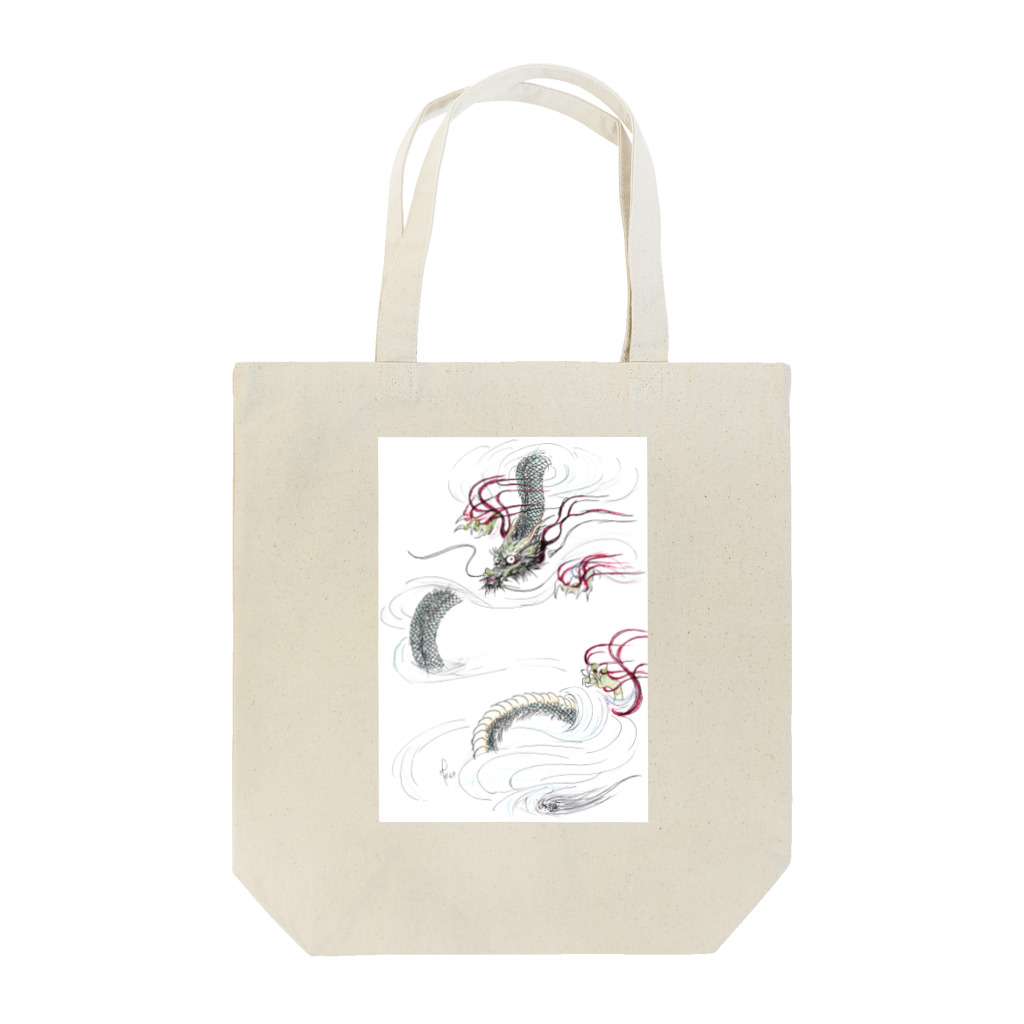 AnomaliA-Nachiの和風ドラゴン　Japanese Dragon Tote Bag