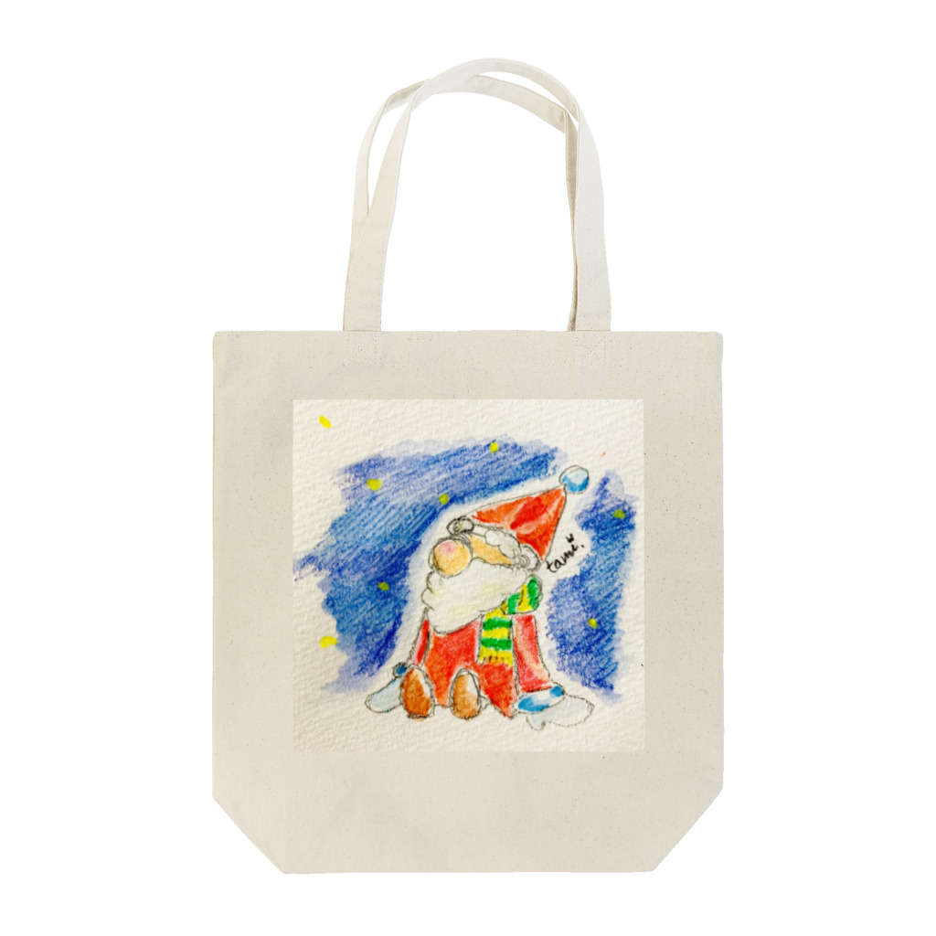 たみ★ずかんの寒がりサンタ Tote Bag