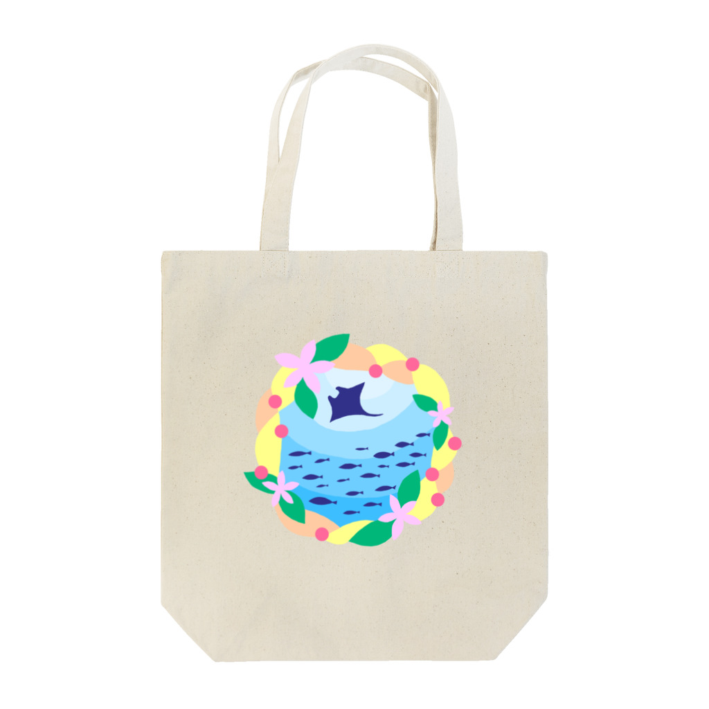 r0no527のリースとお魚たち Tote Bag