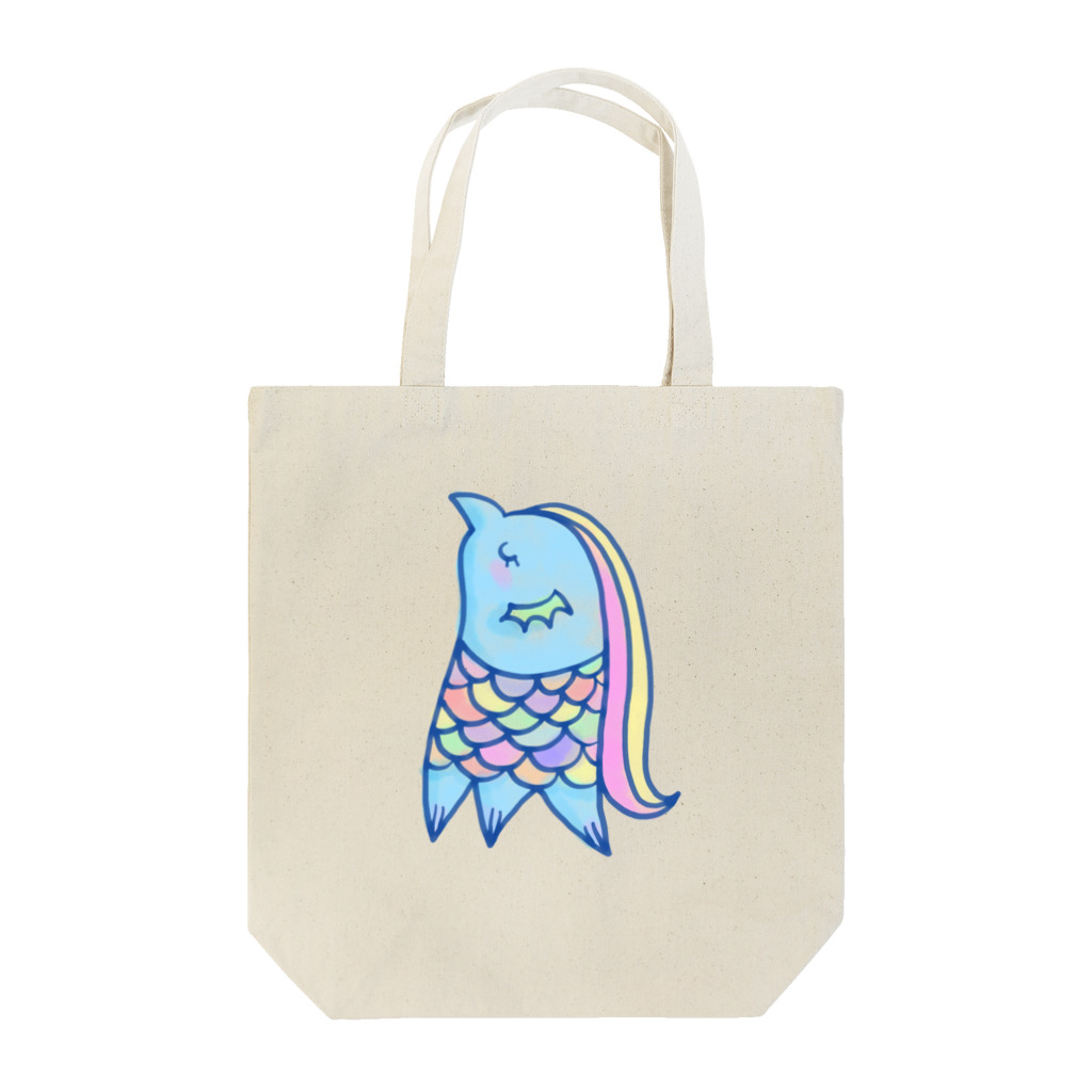 ミケネコFactoryの水彩あまび絵 Tote Bag