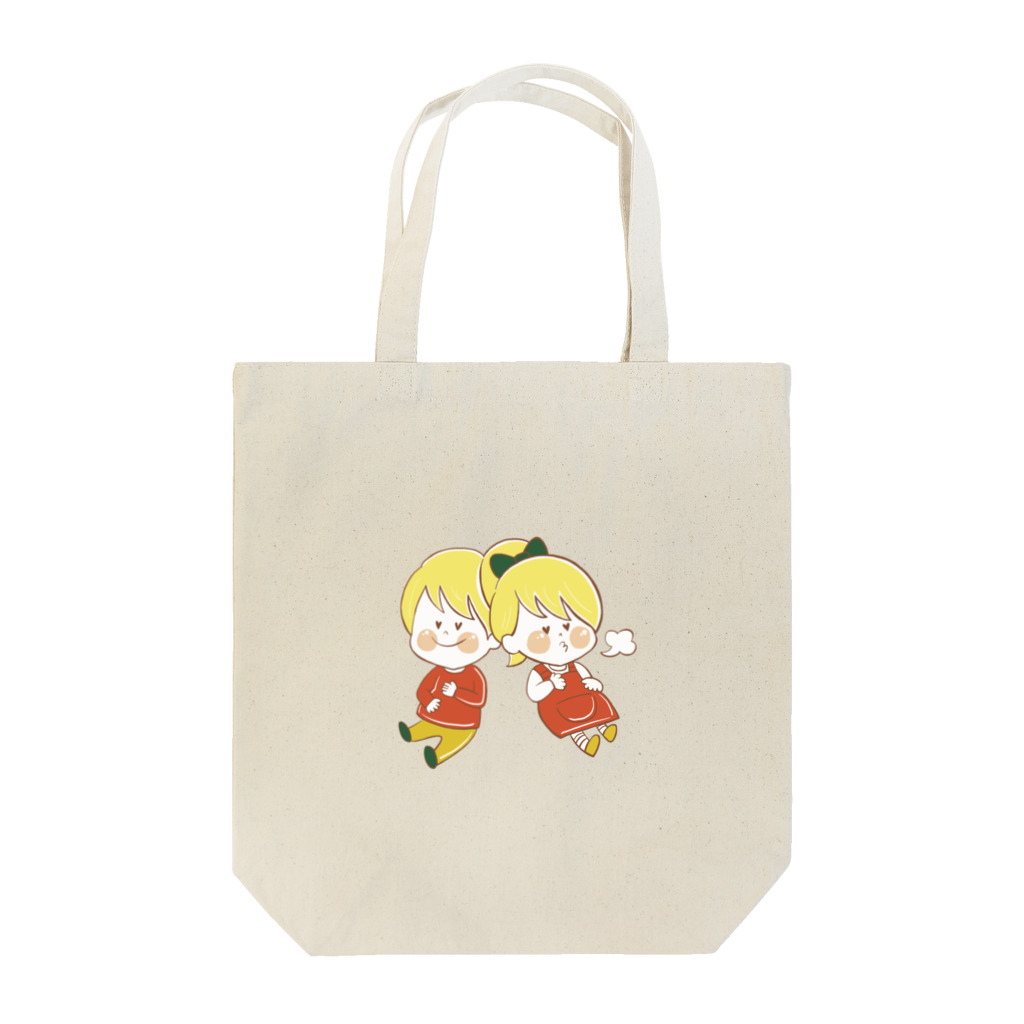 Toby&Connieのおなかいっぱいグッズ Tote Bag