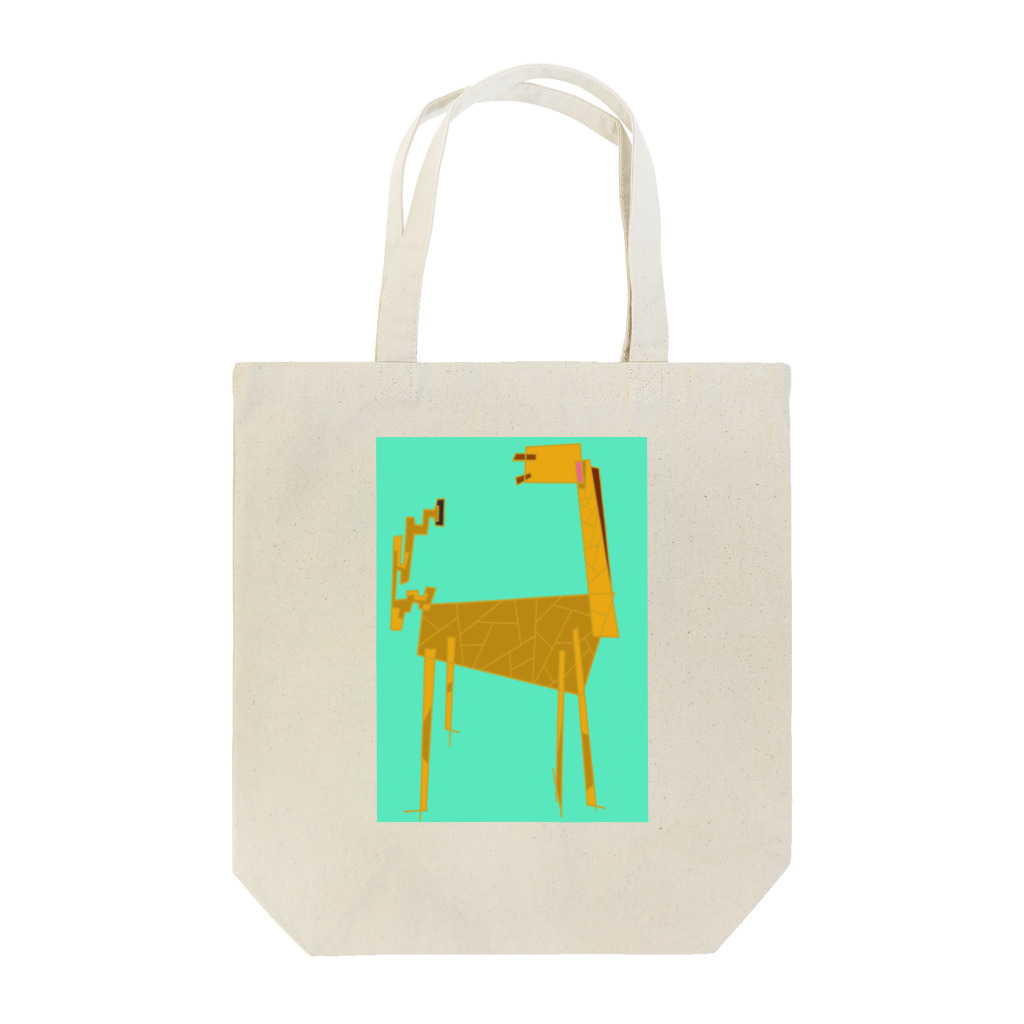 ハナキズノアカザルの抽象キリン Tote Bag