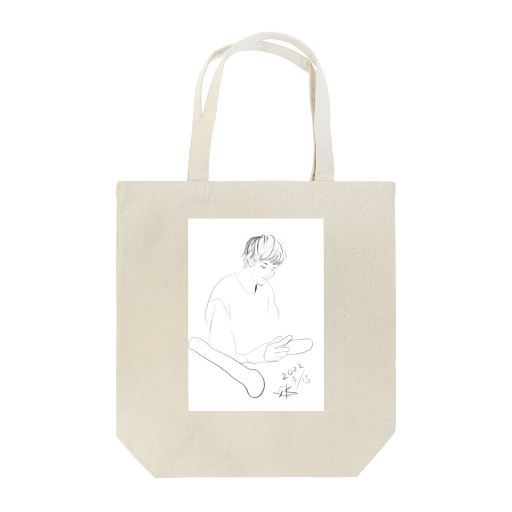 mikyacraft MIKA💓🌟赤い心臓のビューティーちゃん Tote Bag