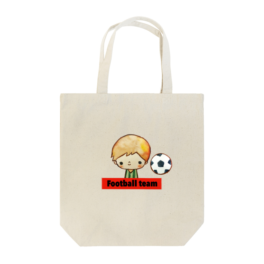 moko yuzuのサッカーチーム トートバッグ