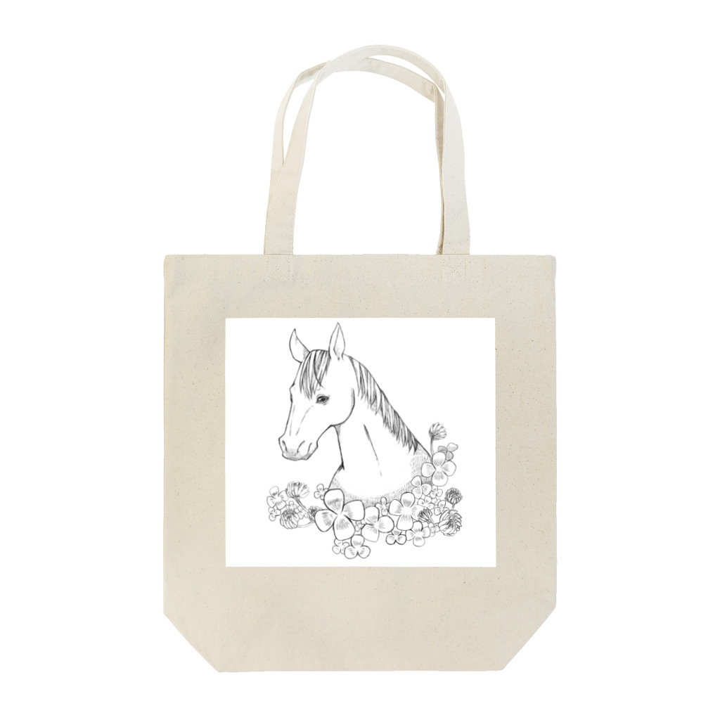 Spring.R  スプリングロールの馬とクローバー Tote Bag