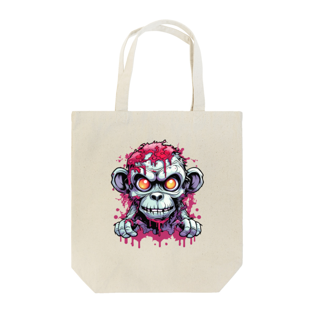 Vasetti_pressのゾンビ猿 Tote Bag