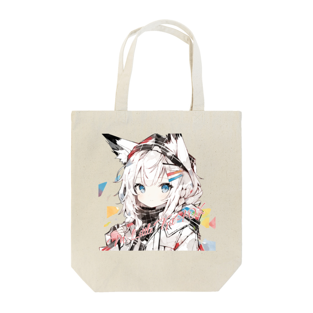 みゆみん@YouTuber ／M|Little Kit Foxの狐娘っ!! トートバッグ Tote Bag