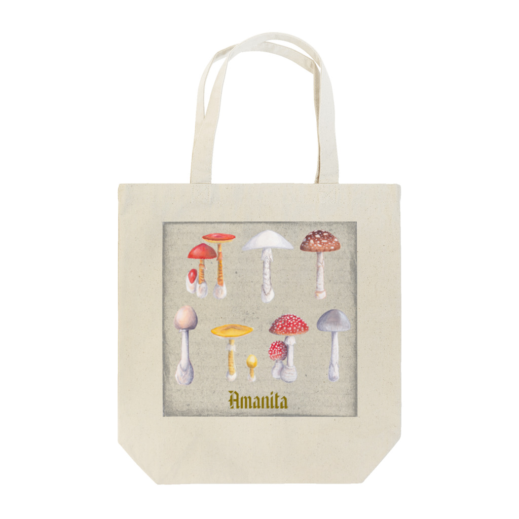 I love mushroom🍄のI Love Amanita Tote Bag