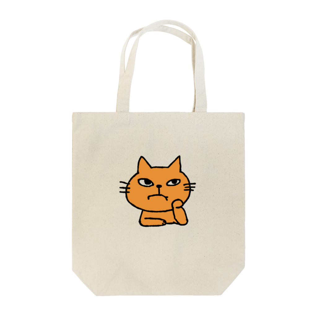 いのこの考えるねこ Tote Bag