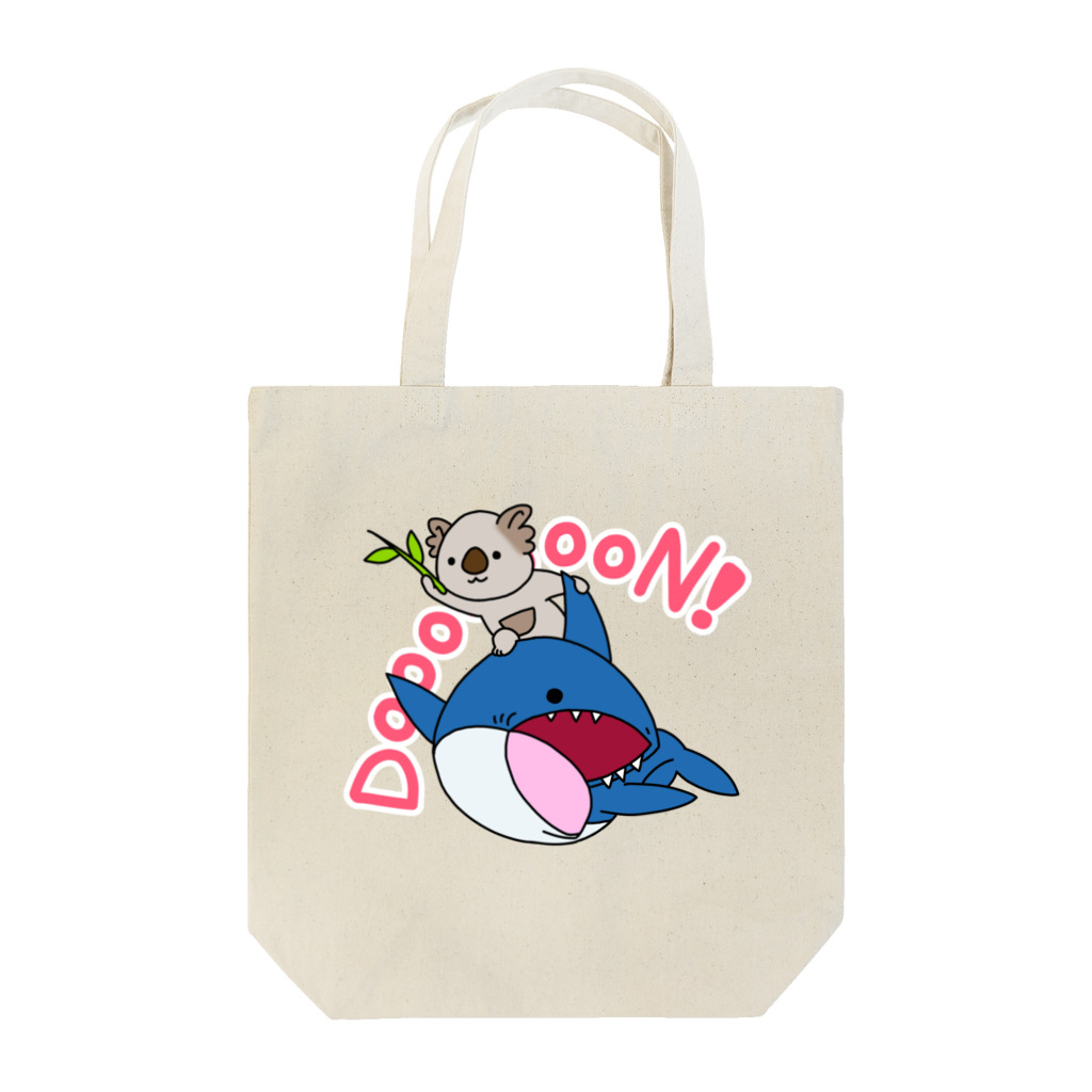 まーみー(ラインキャラクター)のコアラとサメの不思議な仲間たち Tote Bag