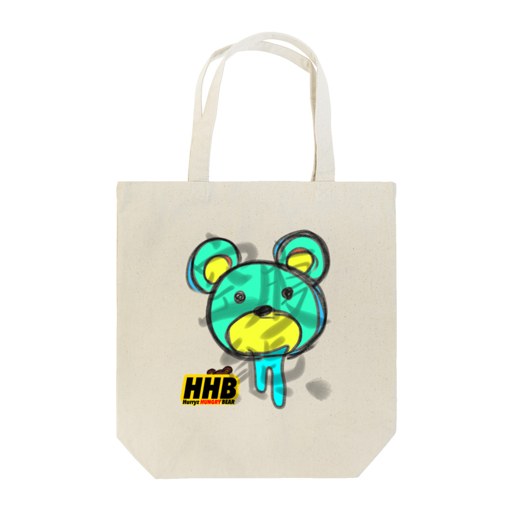 Hurryz HUNGRY BEARのHurryz HUNGRY BEAR 空腹熊 Tote Bag