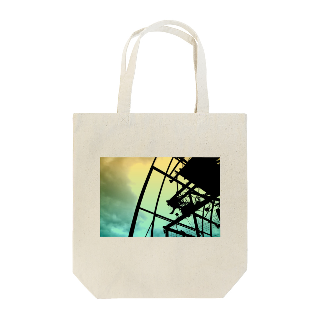 一番町ランドマークのオフシーズン・ねぷたの骨組み Tote Bag