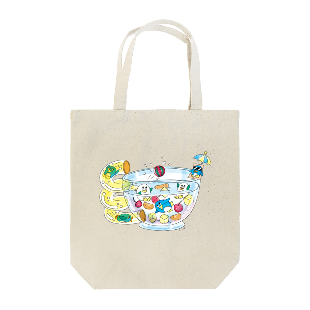 しじょるのペンギンとフルーツポンチ Tote Bag