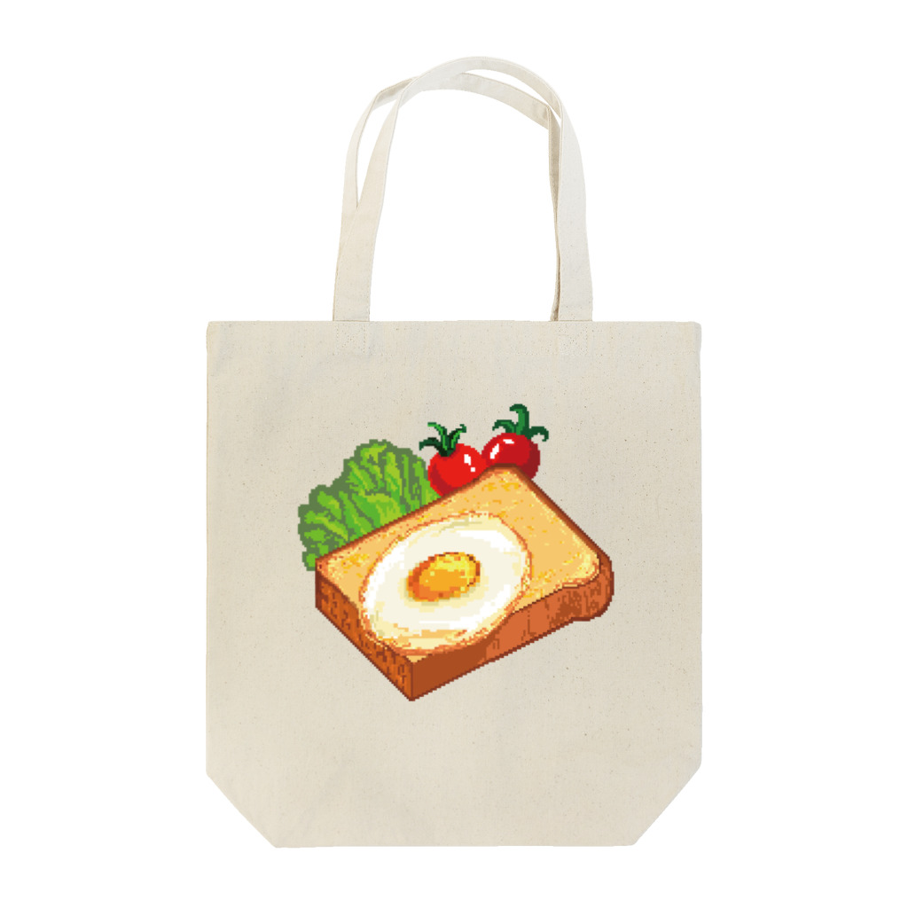 Wonder Bird Forestのピクセル・目玉焼きトースト Tote Bag