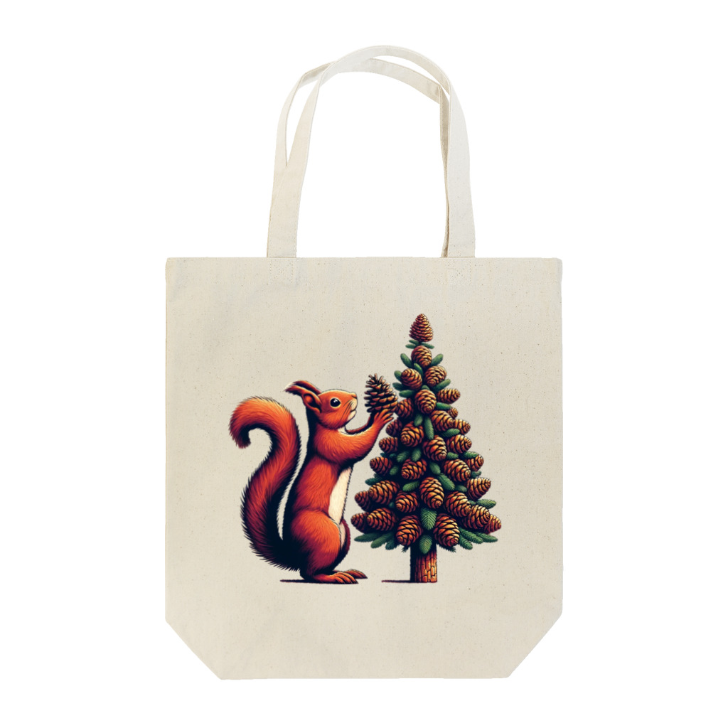 niko&PANDA shopのリスのクリスマス Tote Bag