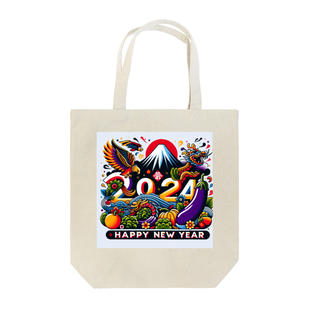 niko&PANDA shopの2024年　ハッピーニューイヤー Tote Bag