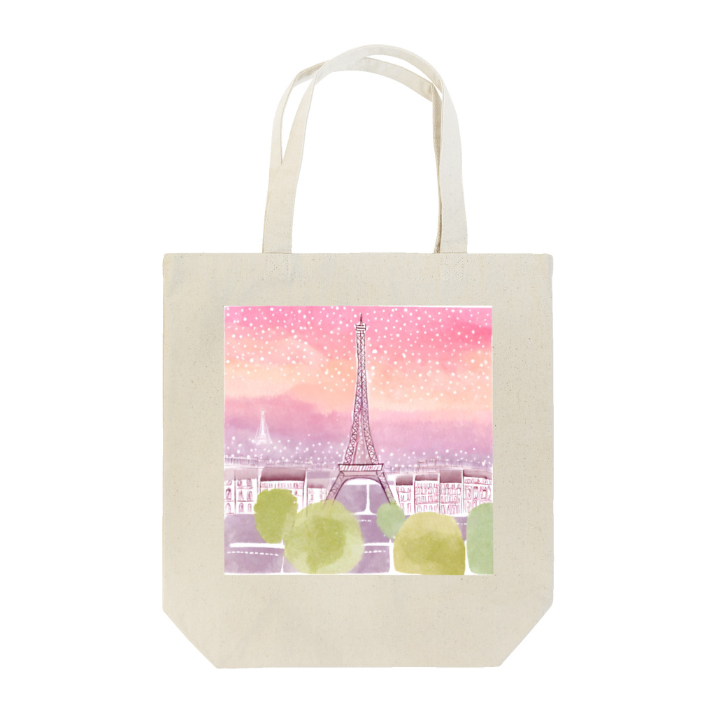 mitsumiiのパリの街並み Tote Bag