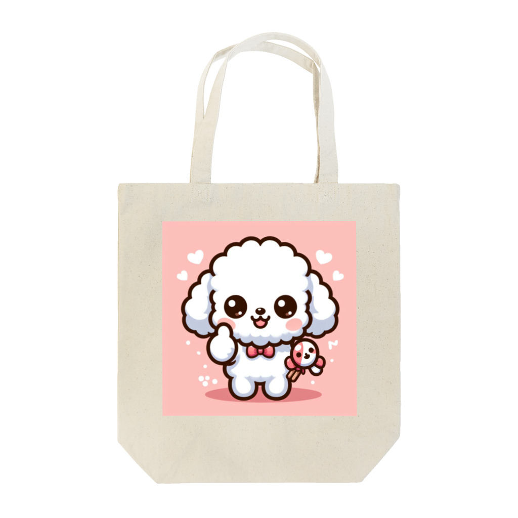 RyuReoの【ステッカー】ふわもこワンコ - がんばれver Tote Bag