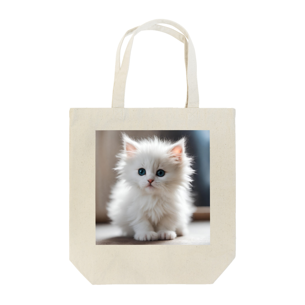 SkyBlueのキュートな子猫 Tote Bag