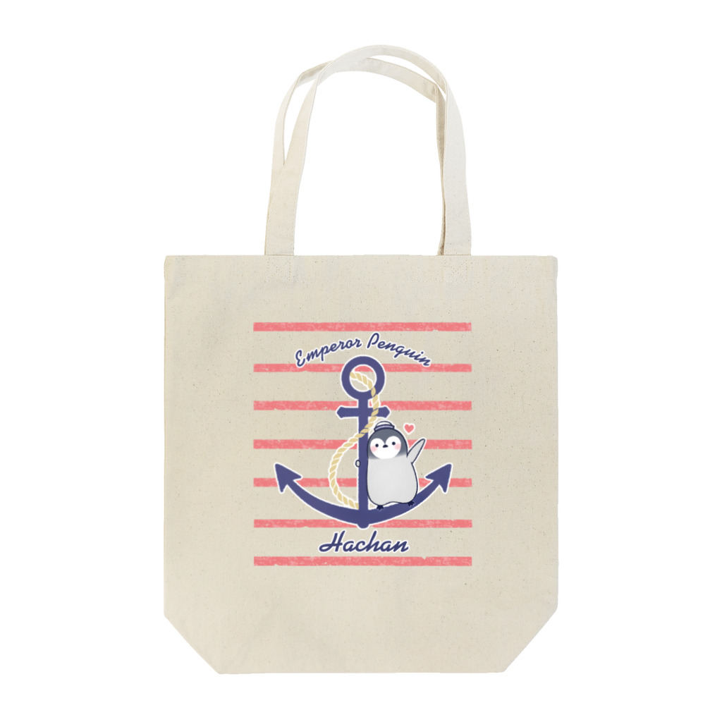 おがわゆきこのペンギンはーちゃん（イカリ×ボーダー） Tote Bag