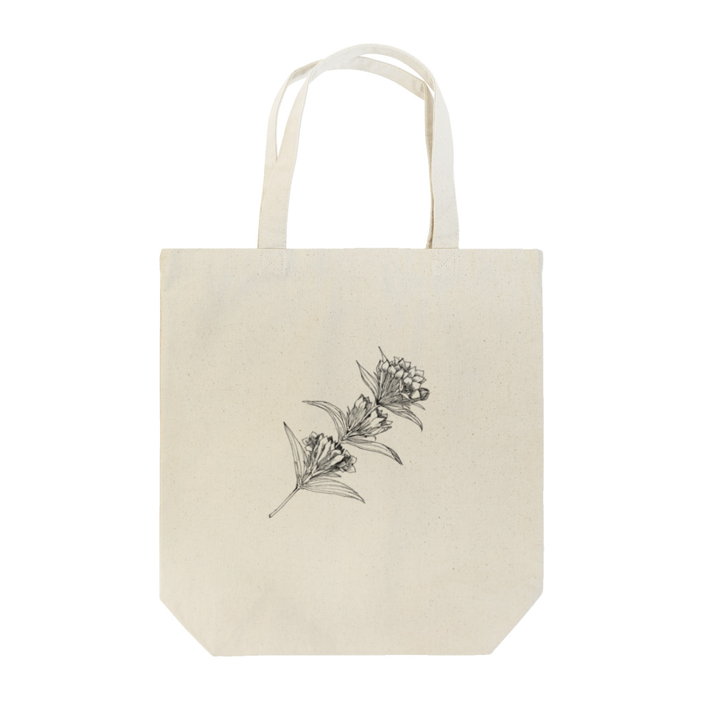 ルーツのリンドウの花 Tote Bag