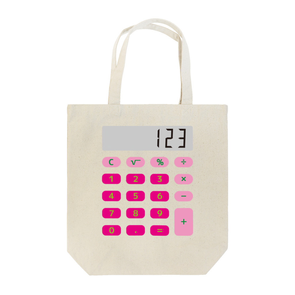 フォーヴァの電卓ピンク Tote Bag