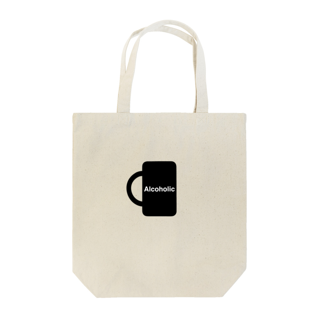 Alcoholicのロゴ Tote Bag