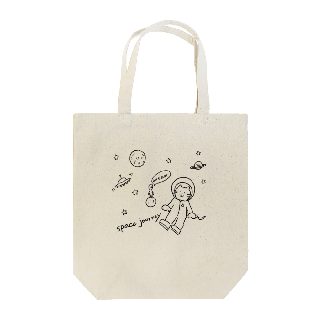 ひよこ工房の宇宙と猫 Tote Bag