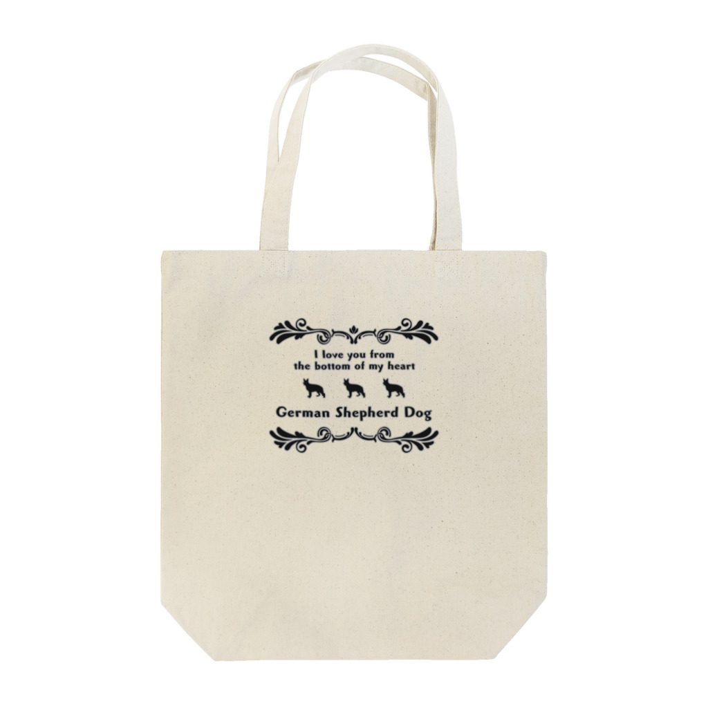 onehappinessのジャーマンシェパードドッグ　wing　onehappiness Tote Bag