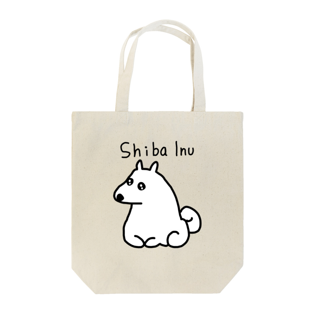 柴犬しばわんこhana873の柴犬(白)　Shiba Inu Tote Bag