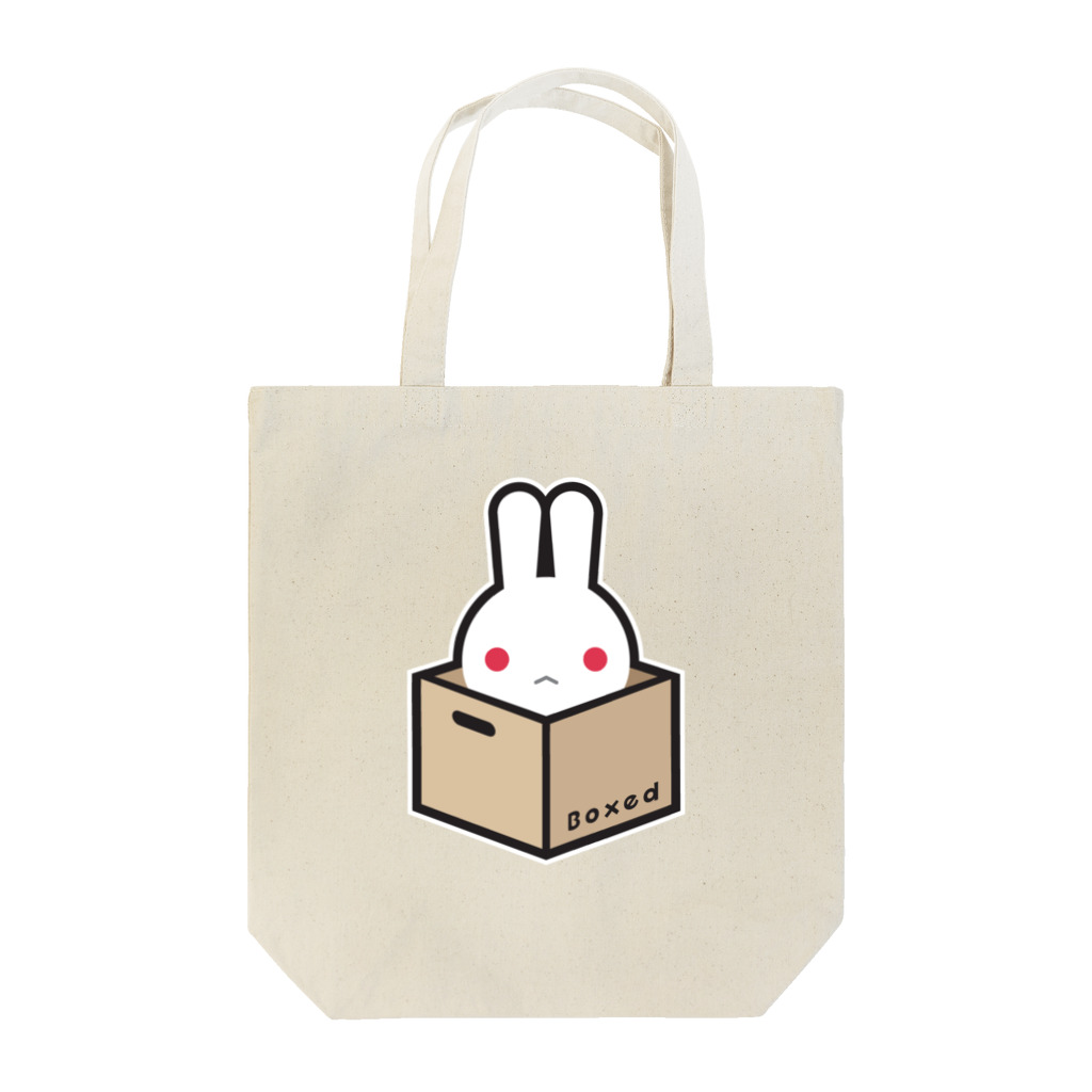 ツギハギ ニクの【Boxed * Rabbit】カラーVer トートバッグ