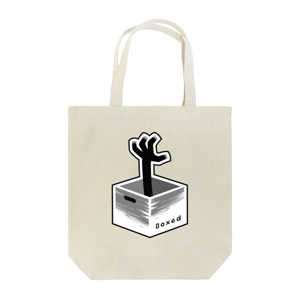 ツギハギ ニクの【Boxed * Horror】黒Ver Tote Bag