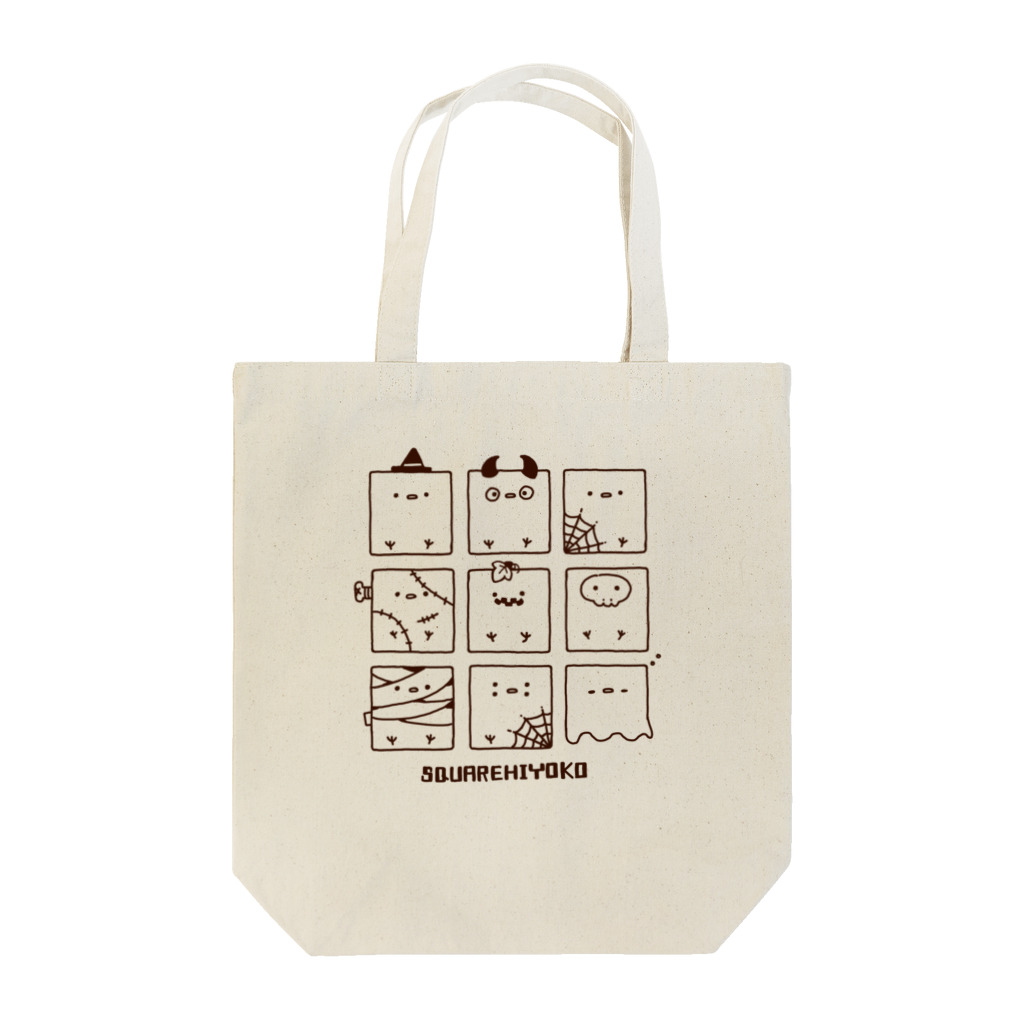 uzuramaruの四角いハロウィンヒヨコ Tote Bag