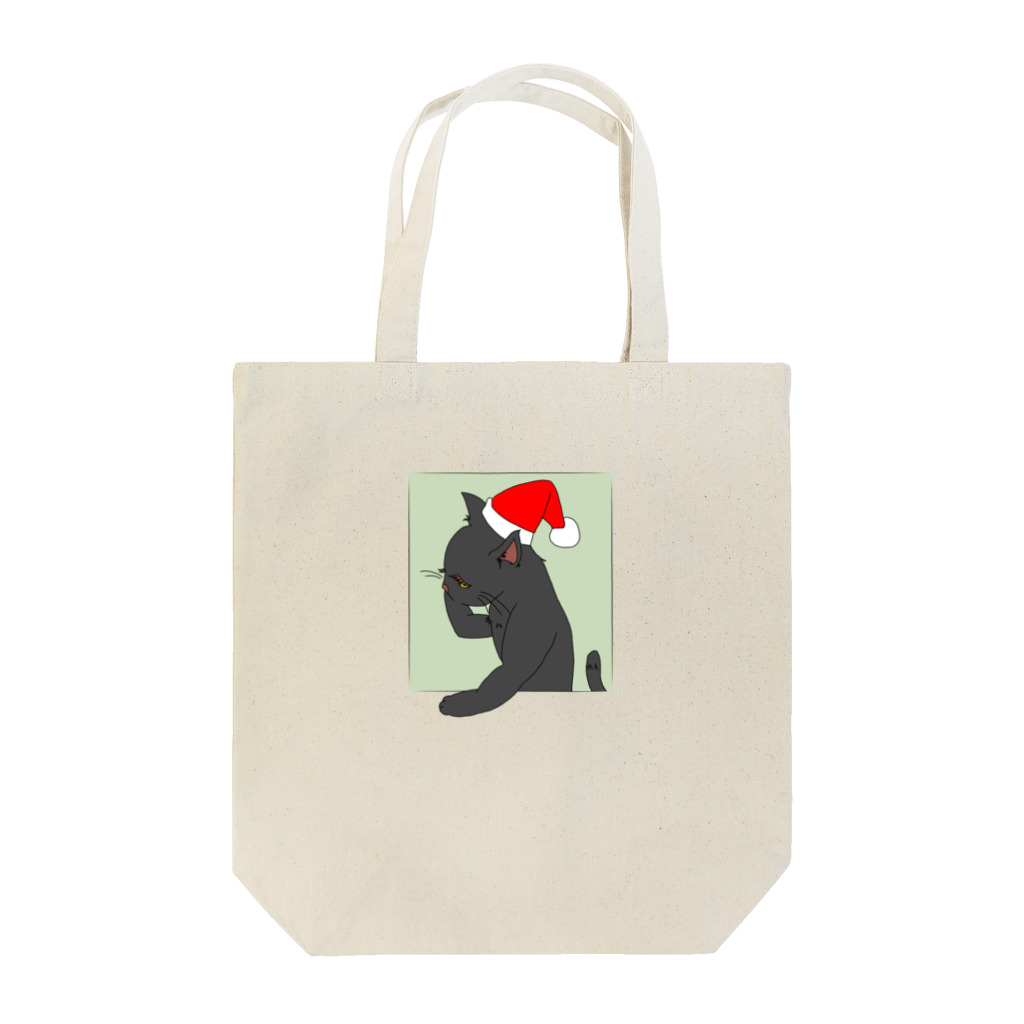 たげてげ屋のモノオモウ猫の１１月（黒猫） Tote Bag