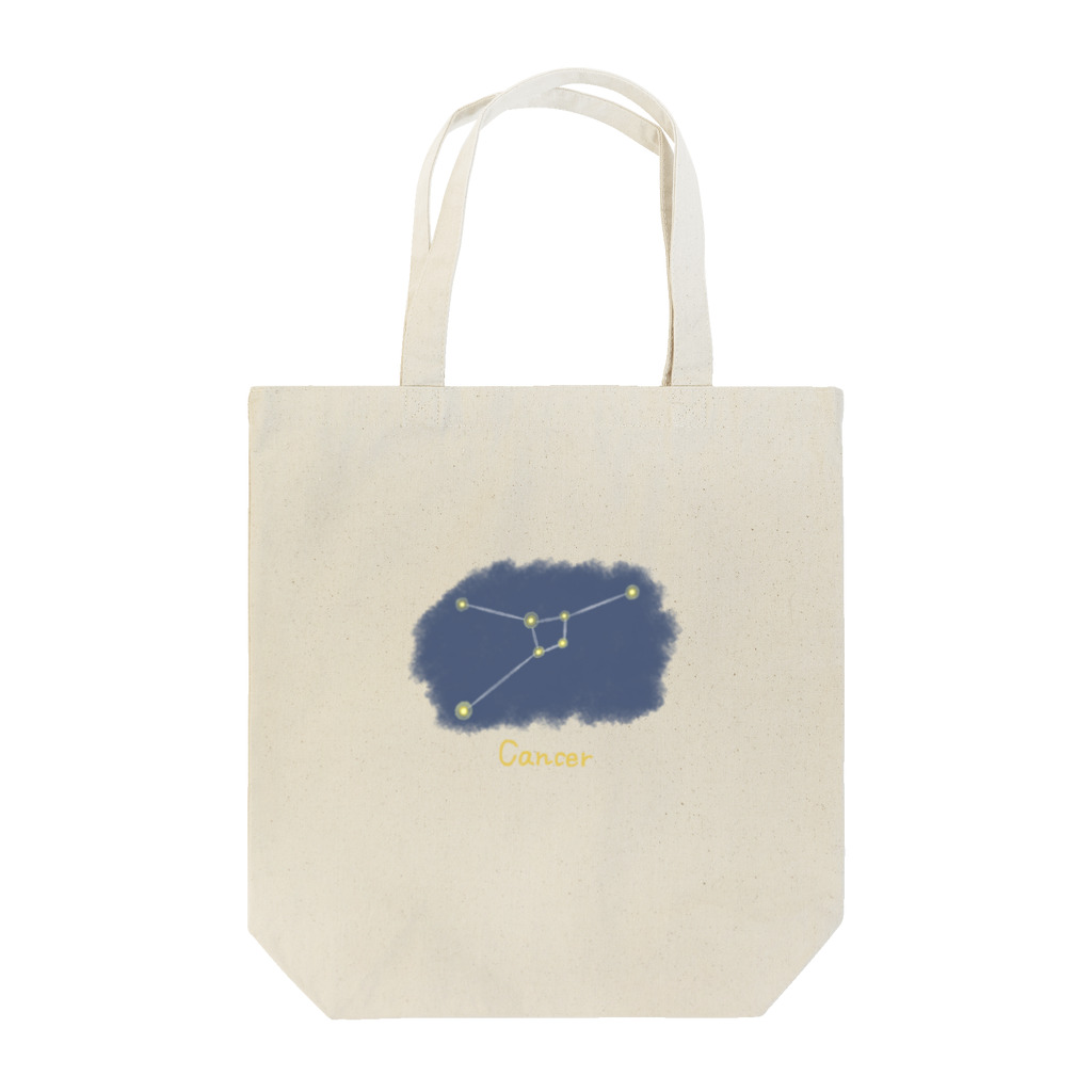 iso_Illustの光る夜空の星座・蟹座 Tote Bag