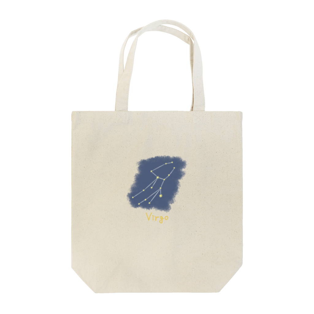 iso_Illustの光る夜空の星座・乙女座 Tote Bag