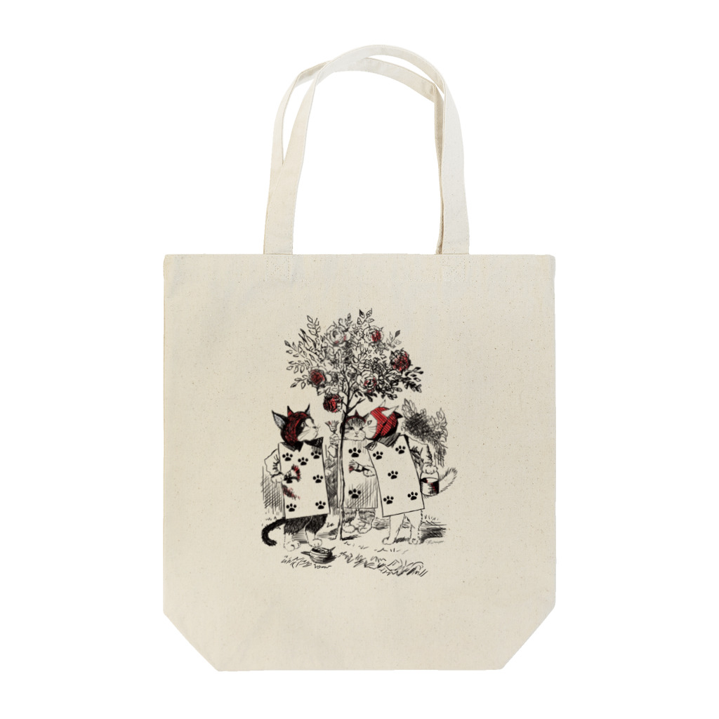 ユカイナミライ舎yukainamirai-miraixxxのトランプ猫兵 Tote Bag