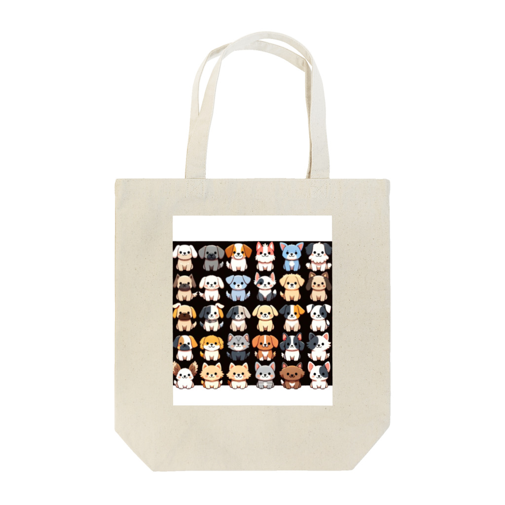 mochihouseのイッヌ大集合 Tote Bag