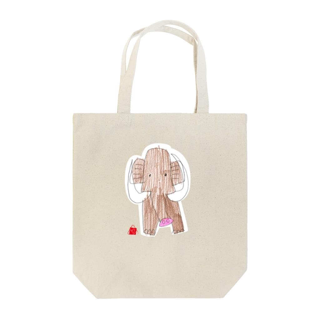 ★いろえんぴつ★のマンモスさん Tote Bag