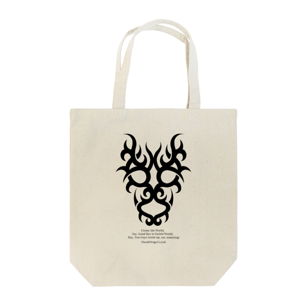 DieodeDesign2022のfireface Tote Bag