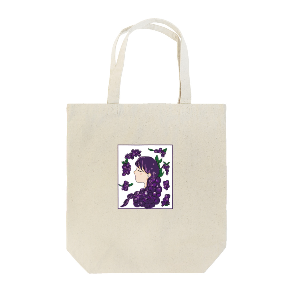 あかいろのぶどうっ子 Tote Bag