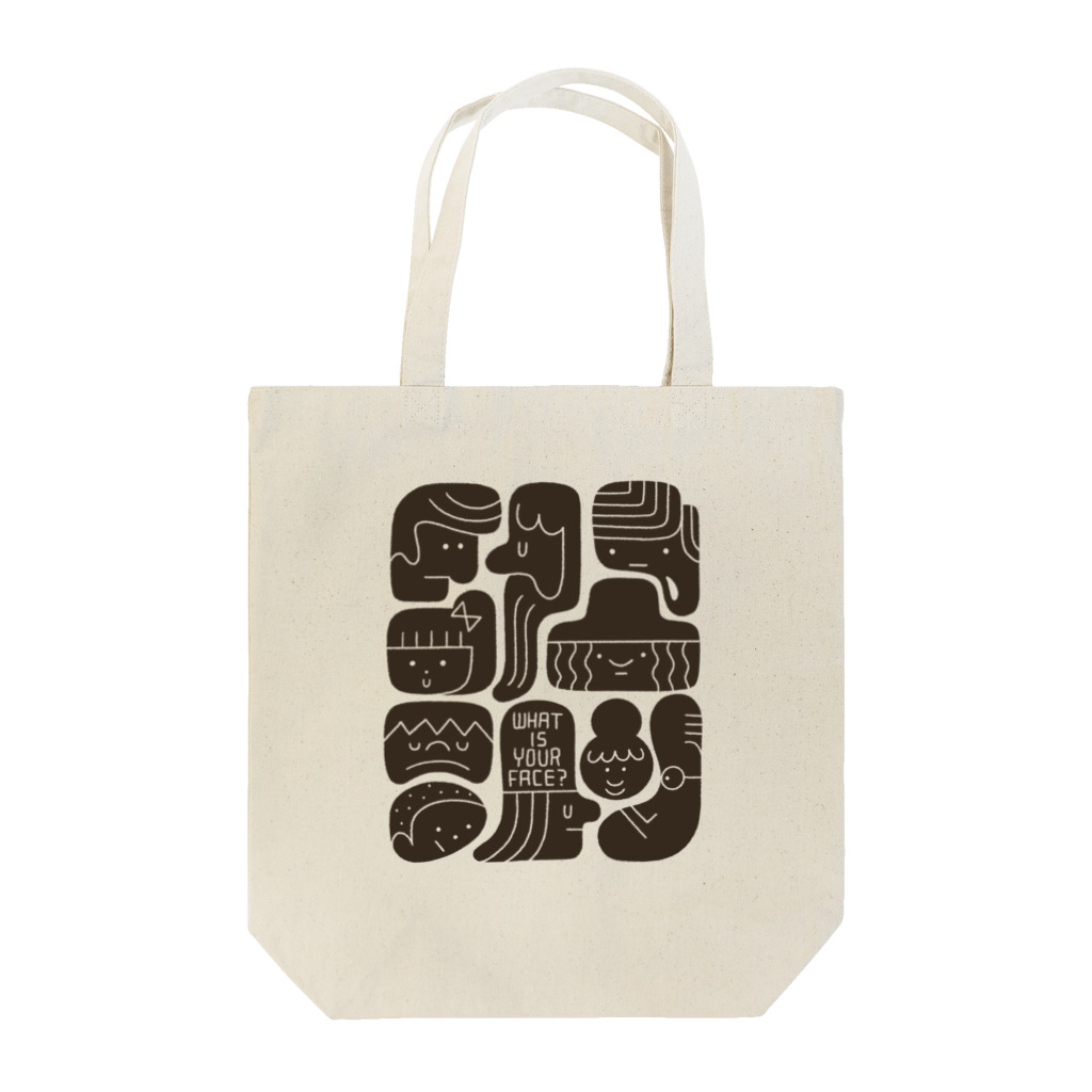 boo-banaのWHAT IS YOUR FACE? Tote Bag