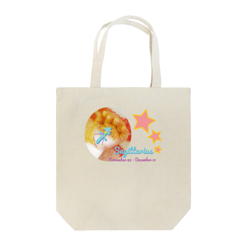 フォーヴァのSagittarius-いて座-ハッピーベイビーハンズ- Tote Bag