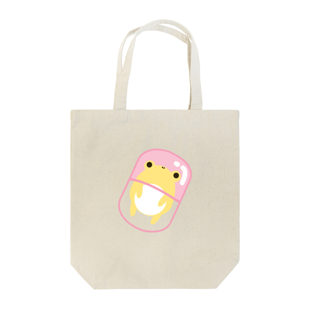 カエルたんのお店のカエルたんがお薬 Tote Bag